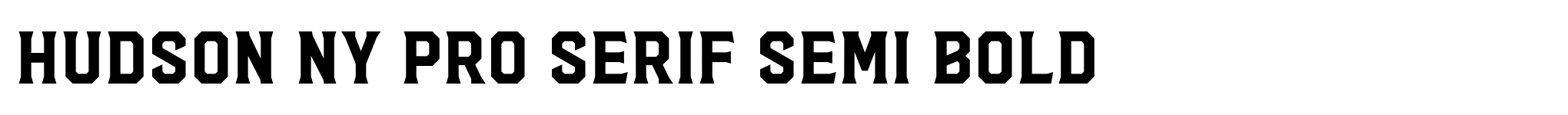 Hudson NY Pro Serif Semi Bold image